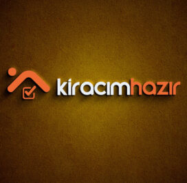 3d realistic logo mockup on concrete wall