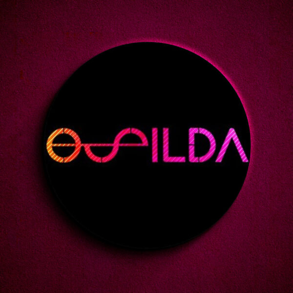 3d realistic logo mockup on concrete wall